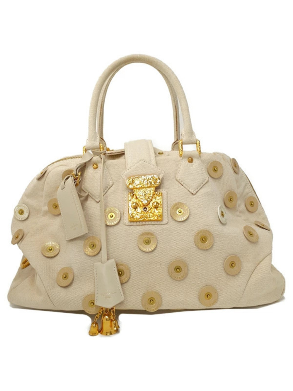 Louis Vuitton Polka Dots Panama Bowley Handbag
